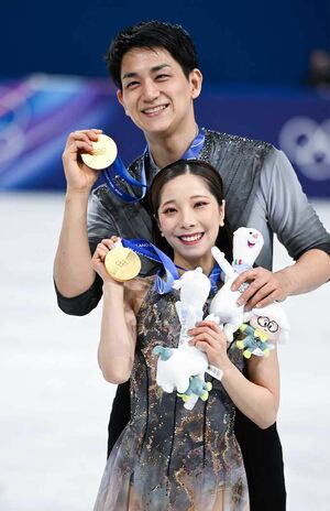 カナダで同居しているという“りくりゅう”こと三浦璃来・木原龍一ペア　撮影／JMPA