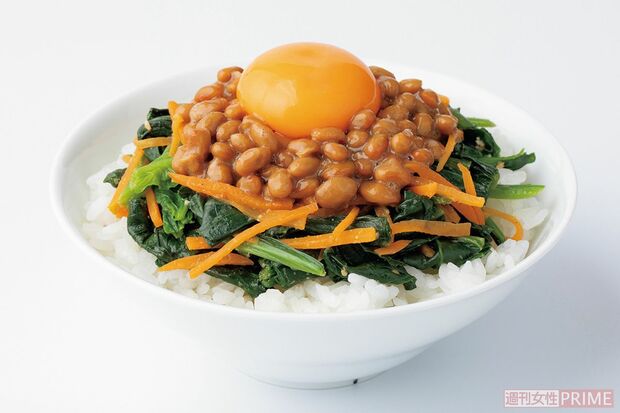 ナムル納豆丼　撮影／矢島泰輔