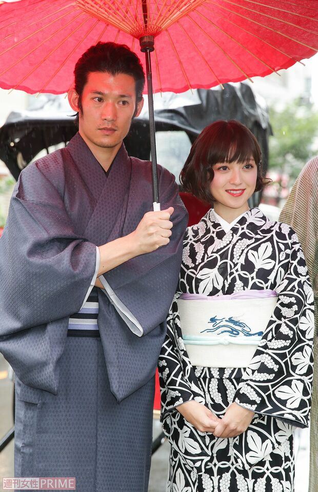 映画『花宵道中』での安達祐実と淵上泰史