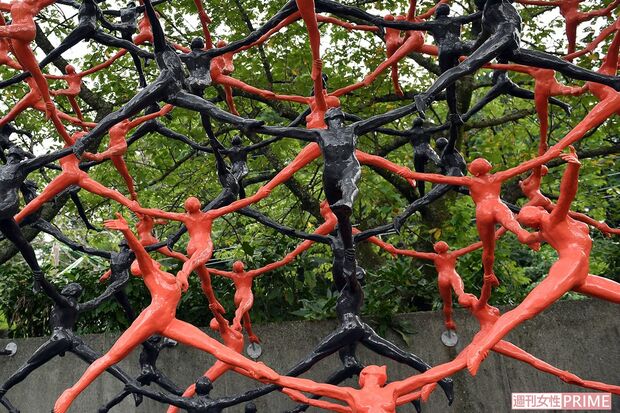 フジサンケイグループのCMなどでおなじみ、後藤良二の「交叉する空間構造」　撮影／渡邉智裕