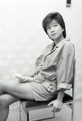 1984年8月『週刊女性』の企画「本番5分前」でオフショットを披露した堀ちえみ。17歳のころ