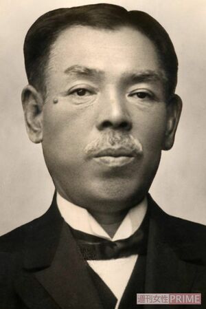 創業者の桃谷政次郎（明色化粧品提供）