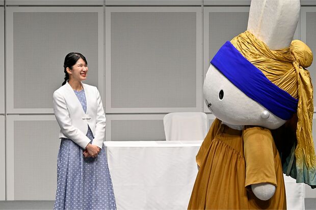 8月21日、フェルメールの名画『真珠の耳飾りの少女』を展示する特別展をご視察された愛子さま