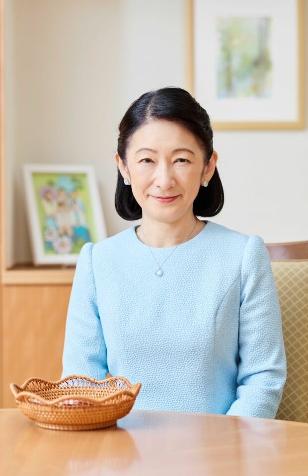 59歳の誕生日を迎えられた紀子さま(宮内庁提供)