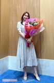 地元の広島県福山市でトークショーをしました　写真提供／加藤綾菜