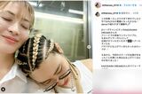 新山千春とダンサーとして活動する長女（新山のインスタグラムより）