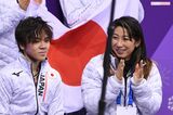 '18年の平昌五輪で、フィギュア団体の際も宇野の隣には樋口美穂子コーチが座っていた