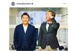小沢一敬は井戸田潤とコンビとしても活躍していた（小沢のインスタグラムより）