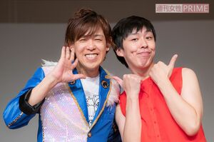 ジャガーズ　ちーやん（42・左）ジャガーともひろ（36・右）　撮影／齋藤周造