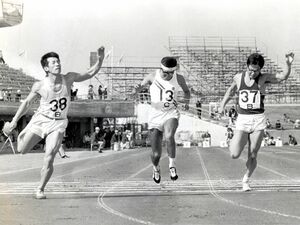 19歳。浪人中にもかかわらず、出場することになった別府国体にて