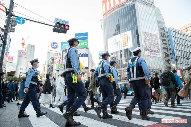 渋谷ハロウィーンの様子（2022年10月31日撮影）