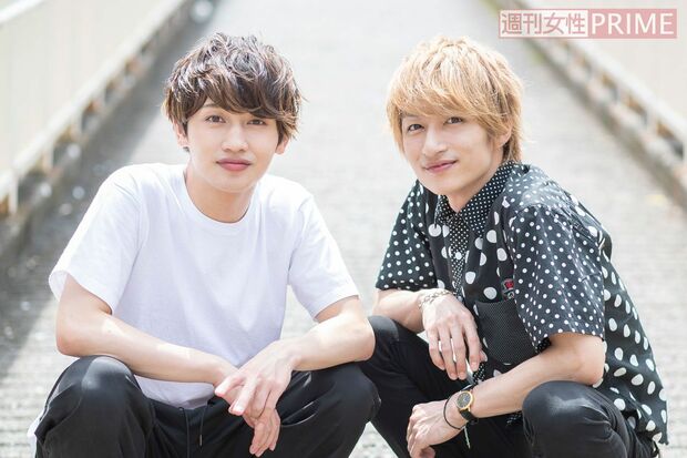 左から松本岳、木戸邑弥　撮影／廣瀬靖士