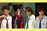 左から歴代金田一の堂本剛、松本潤、亀梨和也、山田涼介（日テレHPより）