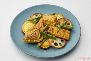 鮭のカレー風味焼き　撮影／廣瀬靖士