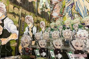 河野さんの祭壇の別カット。グッズは普段、お気に入りの数点を部屋に飾り、後は大切に保管しているという