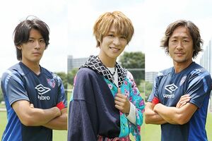 左から佐々木渉選手、西銘駿クン、石川選手　撮影／斎藤周造　(C)週刊女性PRIME