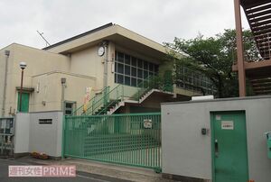 谷村容疑者が勤めていた東大阪市立上小阪中学校