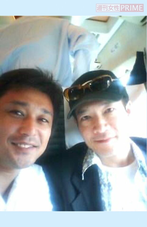 田原俊彦（写真右）とのツーショット