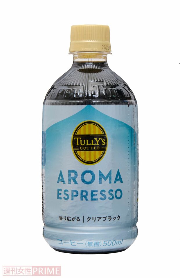 TULLY'S COFFEE AROMA ESPRESSO クリアブラック/伊藤園 撮影/山田智絵