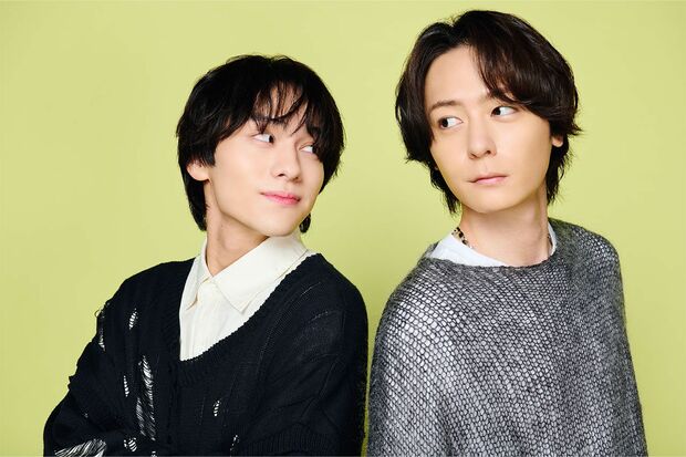 山下幸輝（左）と犬飼貴丈　撮影／山田智絵