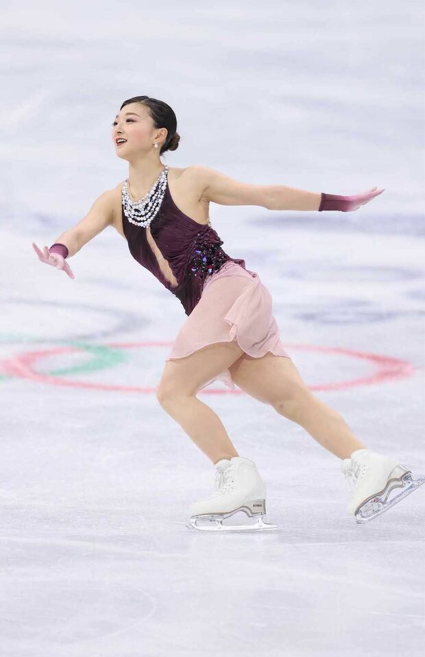 銀メダルを獲得した坂本花織選手（撮影／JMPA）