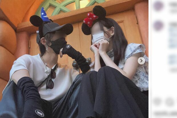 カップルユーチューバーのN氏とSさん（インスタグラムより、一部編集部加工）