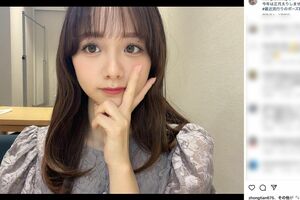 テレビ東京を今春退社すると報道された森香澄アナ（公式インスタグラムより）