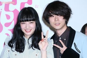 2016年、映画『溺れるナイフ』で共演した菅田将暉と小松菜奈