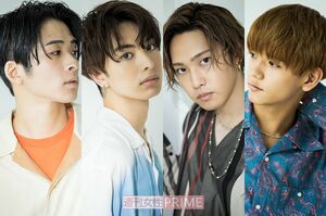 FANTASTICS（左から）澤本夏輝、木村慧人、堀夏喜、中島颯太　撮影／廣瀬靖士