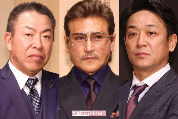 ドラゴンズ井上一樹監督、マリーンズのサブロー監督、日ハム新庄剛志監督