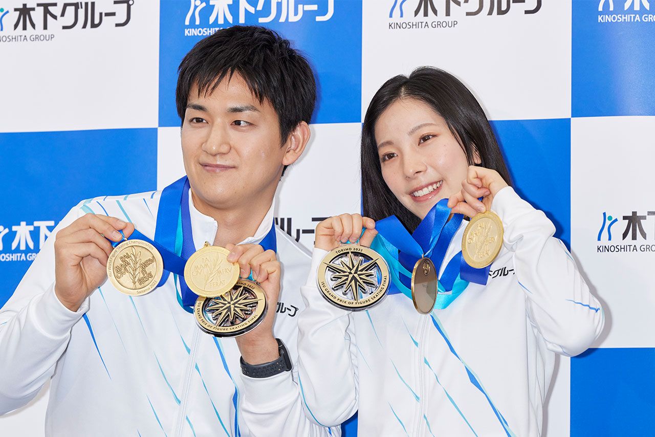 【画像・写真】《五輪フィギュア》りくりゅう木原龍一、もう一人の元ペア・須崎海羽氏もsnsを更新して“無言”歓喜 週刊女性prime 