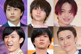 高学歴ジャニーズ（左上から時計回りに）櫻井翔、伊野尾慧、菊池風磨、マリウス葉、加藤シゲアキ、阿部亮平