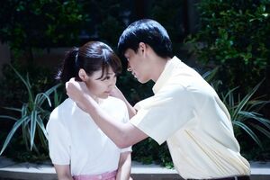 みね子と島谷はラブラブモード全開！　(c)NHK