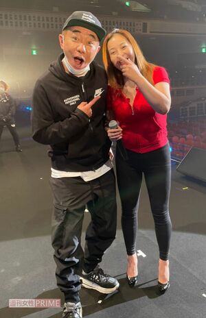 華原朋美が出演した「第2回　木梨フェス　大音楽会」にて木梨憲武と