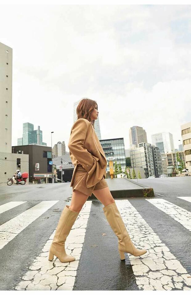 MaxMaraキャンペーンに登場した阿部詩（MaxMara公式サイトより）