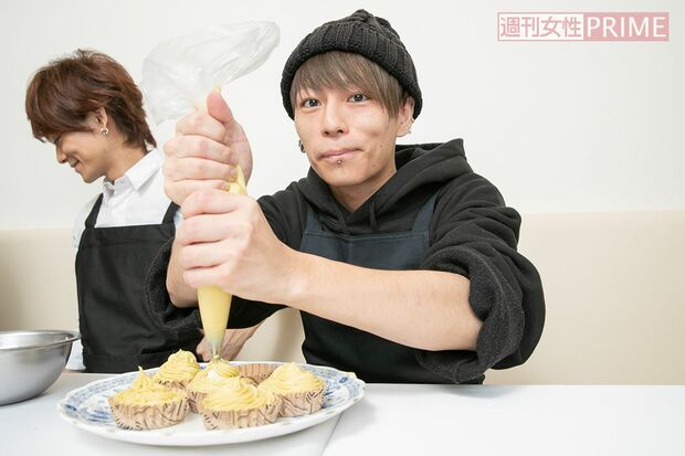 ちょっとモンブランみたいなイメージで！