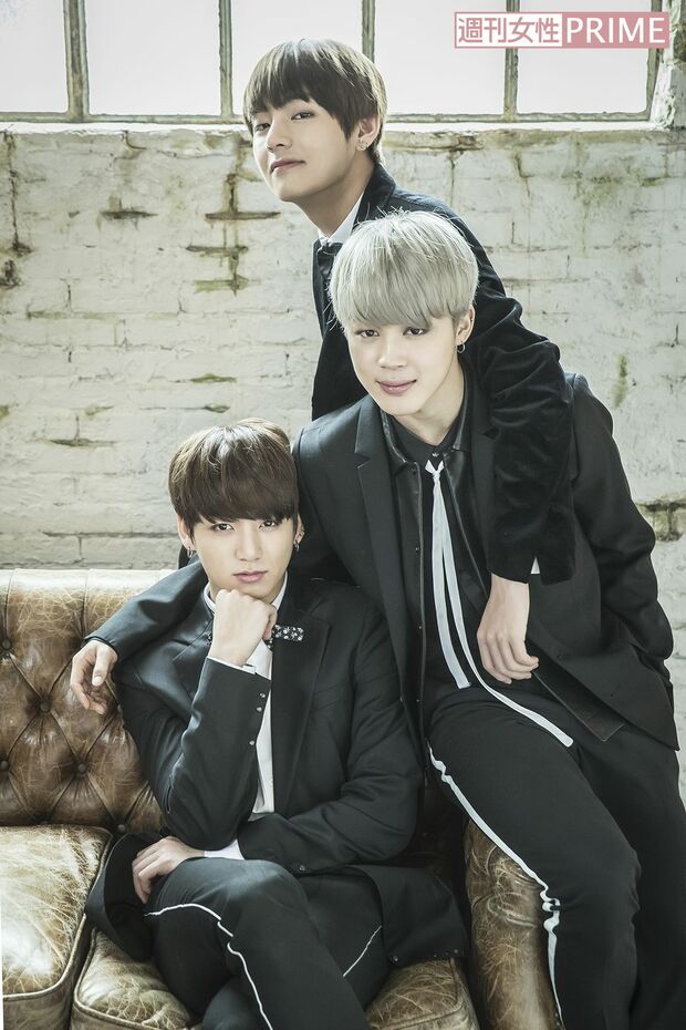 JIMIN×V×JUNG KOOK　撮影／廣瀬靖士