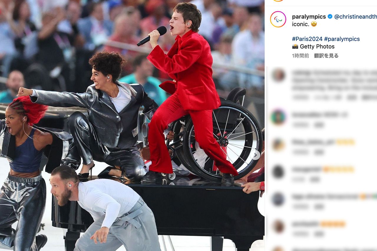 パリ・パラリンピック開会式の演出に批判殺到で【ピアノの上】が