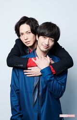 猪塚健太（左）と竹財輝之助 （右）　撮影／山田智絵