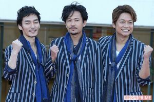 『パラ駅伝 in TOKYO 2018』イベントに出演した、草なぎ剛、稲垣吾郎、香取慎吾