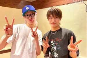 左から佐藤龍我、那須雄登（NHKらじらー公式Twitterより）