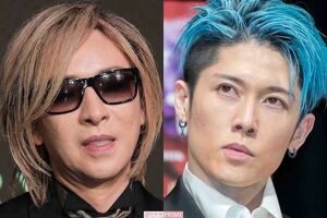 左からYOSHIKI、MIYAVI