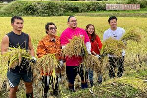 お米が大好きで、元気の源だと語る。「ご飯をおかずにご飯が食べられるほど（笑）。今のお気に入りの銘柄は、魚沼産コシヒカリの『雪椿』」（コロッケさん）。現在は郷里の熊本県でもおいしいお米を栽培するためのファームを計画中だ