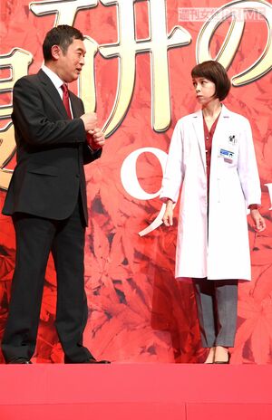 『科捜研の女 劇場版』記者会見にて。“どもマリ”の掛け合いが見どころのひとつ