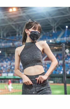 楽天ガールズの陳怡叡（ユリ）（インスタグラムより）