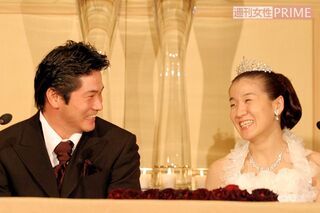 谷亮子の画像 写真 パリ市内のアメリカンチャーチで結婚式を挙げる谷亮子夫妻 03年 5枚目 週刊女性prime