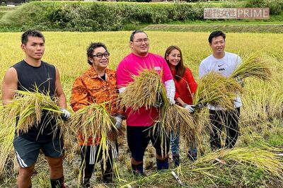 お米が大好きで、元気の源だと語る。「ご飯をおかずにご飯が食べられるほど（笑）。今のお気に入りの銘柄は、魚沼産コシヒカリの『雪椿』」（コロッケさん）。現在は郷里の熊本県でもおいしいお米を栽培するためのファームを計画中だ