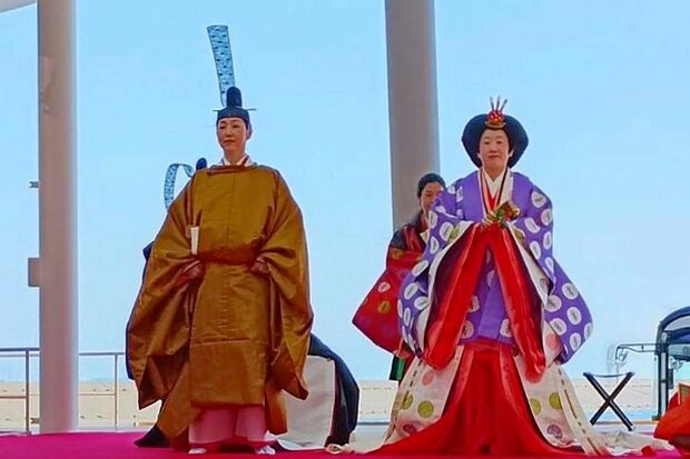 物議を醸した万博のショー(『雅ゆき』公式Xより)