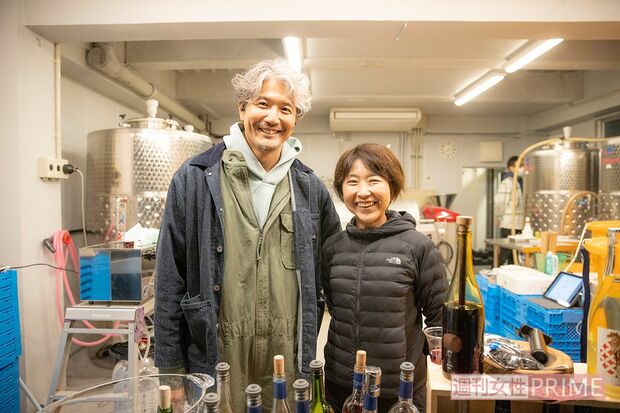 大下社長（左）は須合さんに信頼を寄せ、ワイン醸造の道を二人三脚で歩んできた　撮影／矢島泰輔