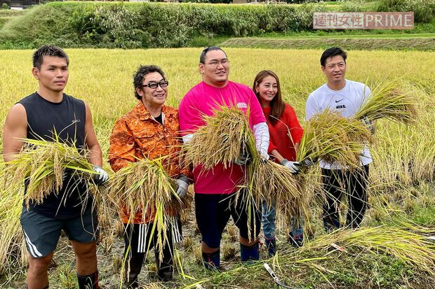 お米が大好きで、元気の源だと語る。「ご飯をおかずにご飯が食べられるほど（笑）。今のお気に入りの銘柄は、魚沼産コシヒカリの『雪椿』」（コロッケさん）。現在は郷里の熊本県でもおいしいお米を栽培するためのファームを計画中だ